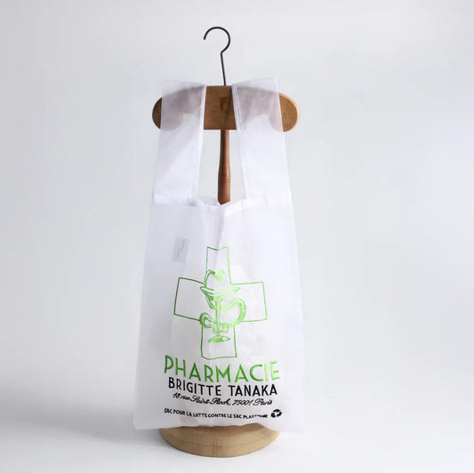 Saco em organza PHARMACIE, Brigitte Tanaka