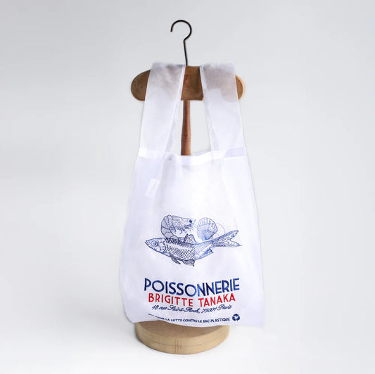 Saco em organza POISSONNERIE, Brigitte Tanaka