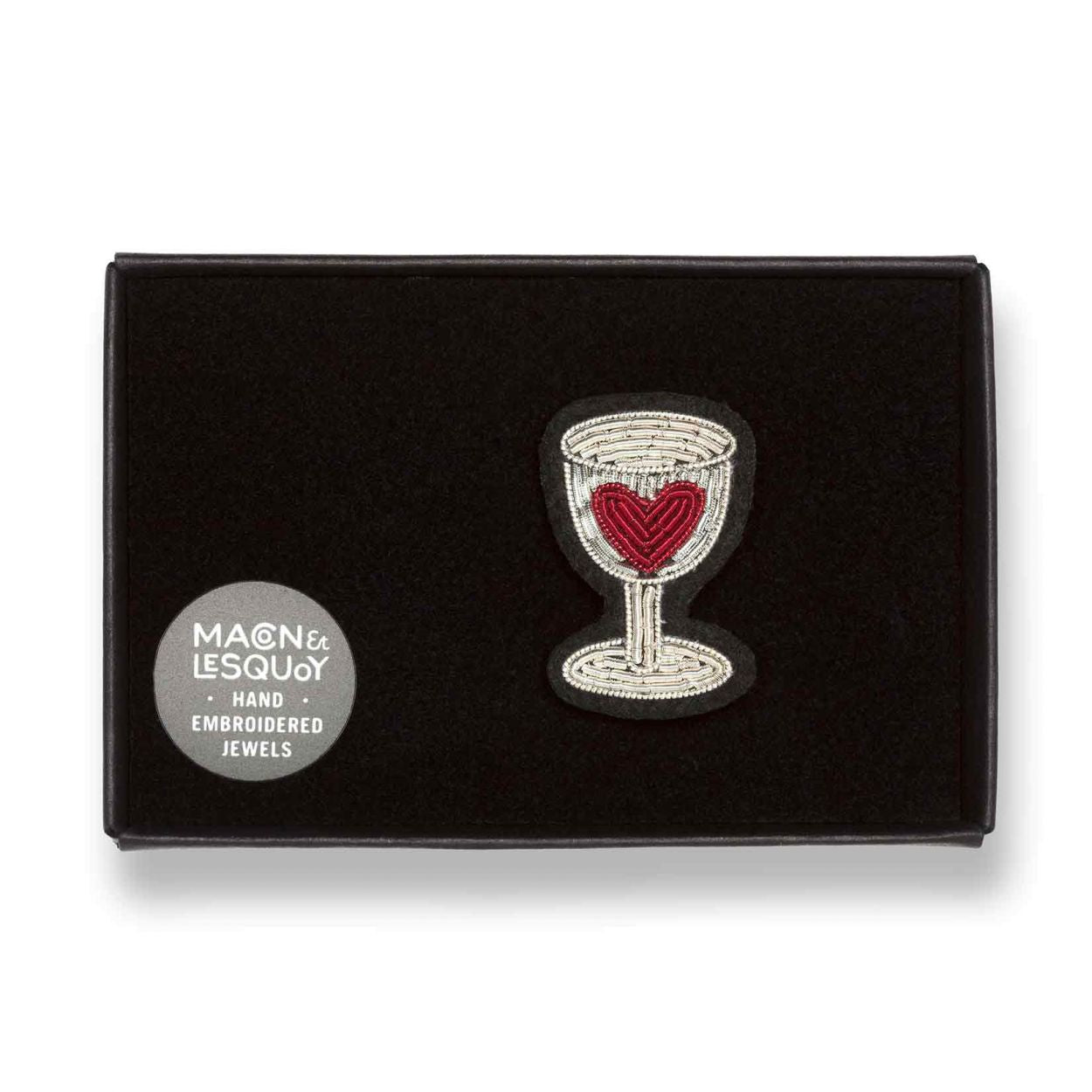 Verre Cœur Rouge, Macon & Lesquoy