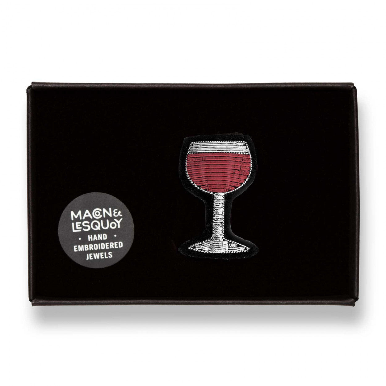 Verre de vin rouge, Macon & Lesquoy