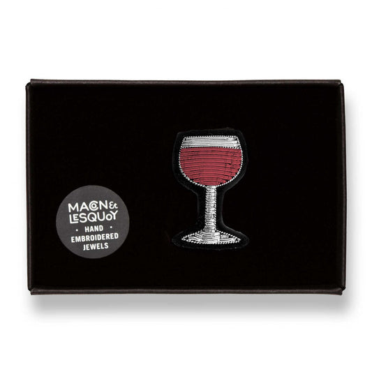 Verre de vin rouge, Macon & Lesquoy